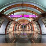 Subway station interior